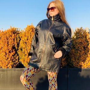 Wilsons Leather Experts Unisex Women Men Leather Long Zip Long Jacket Coat